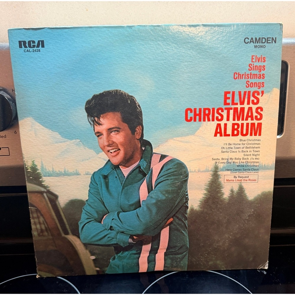Elvis Presley Elvis' Christmas Album Vinyl LP RCA Camden CAL-2428 Mono 1970